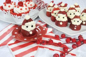 resep chrismast cupcake strawberry